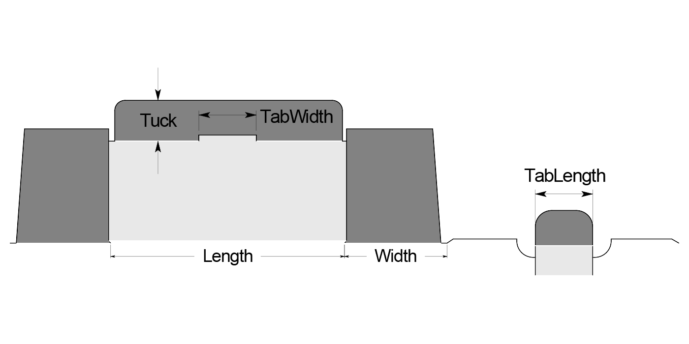 N007_Tuck Top Catalog Lock - View 2
